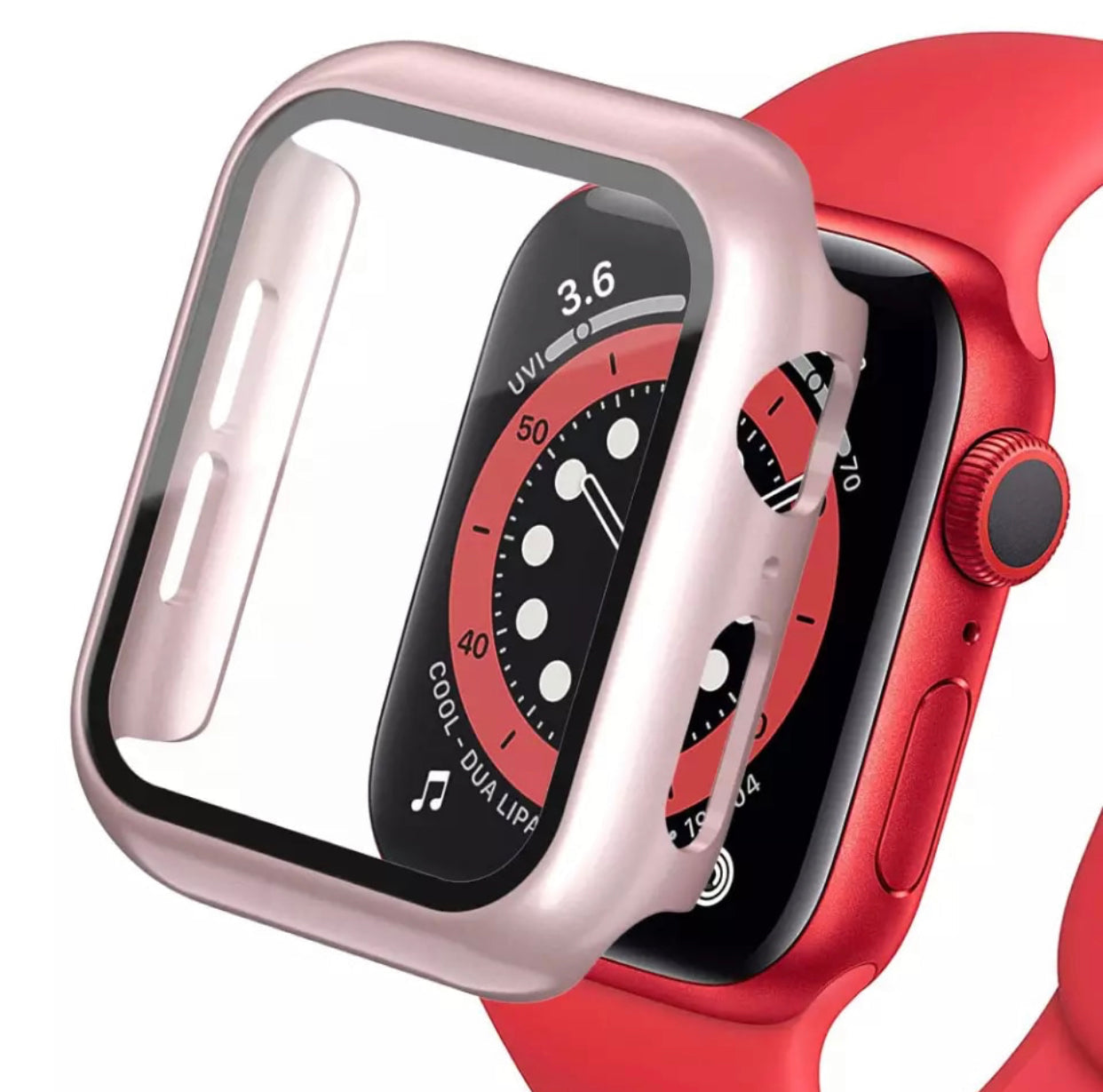 Premium Multi-Colour 2 in 1 Tempered Glass Shockproof Apple Watch Case- for selected Apple Watch in 44mm - Super Savings Technologies Co.,LTD Premium Multi-Colour 2 in 1 Tempered Glass Shockproof Apple Watch Case- for selected Apple Watch in 44mm - Super Savings Technologies Co.,LTD